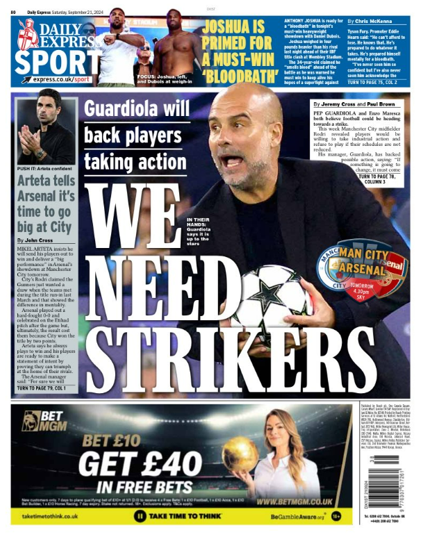 Express back page