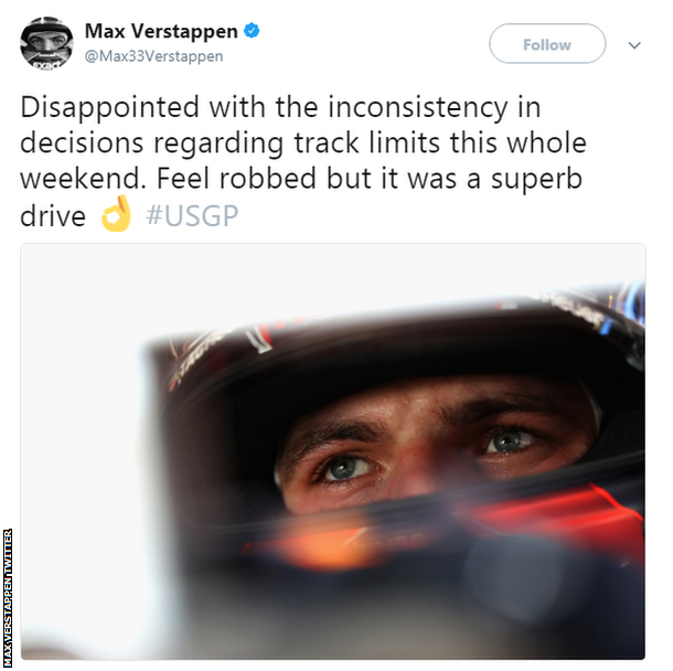 Max Verstappen Twitter