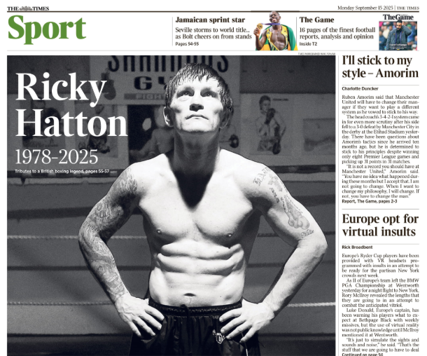 Times back page