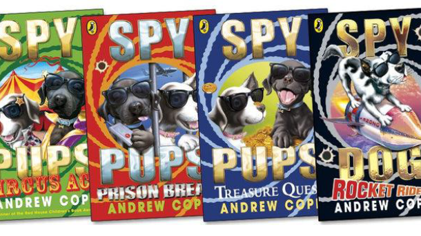 Bright Andrew Cope book covers arranged in two rows