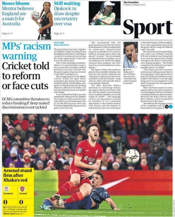 The Guardian states Arsenal stood firm in securing a draw in the first leg