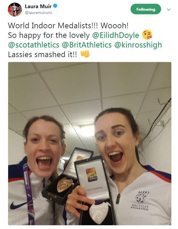 Laura Muir and Eilidh Doyle