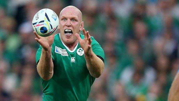 Ireland captain Paul O'Connell was influential at the breakdown against Italy