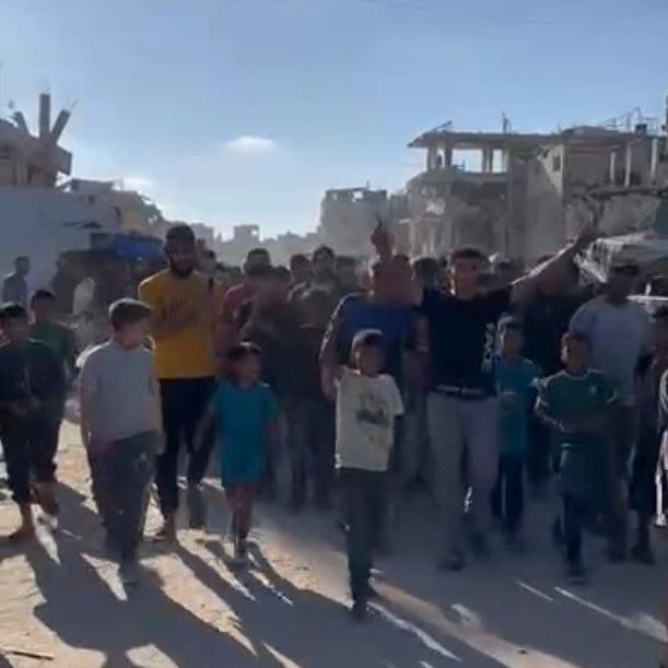 Anti-Hamas protest in Khan Younis, southern Gaza
