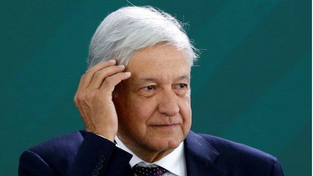 The president of Mexico, Andres Manuel Lopez Obrador, speaks during a morning press conference in Guadalajara, Jalisco state, Mexico, 05 April 2019.