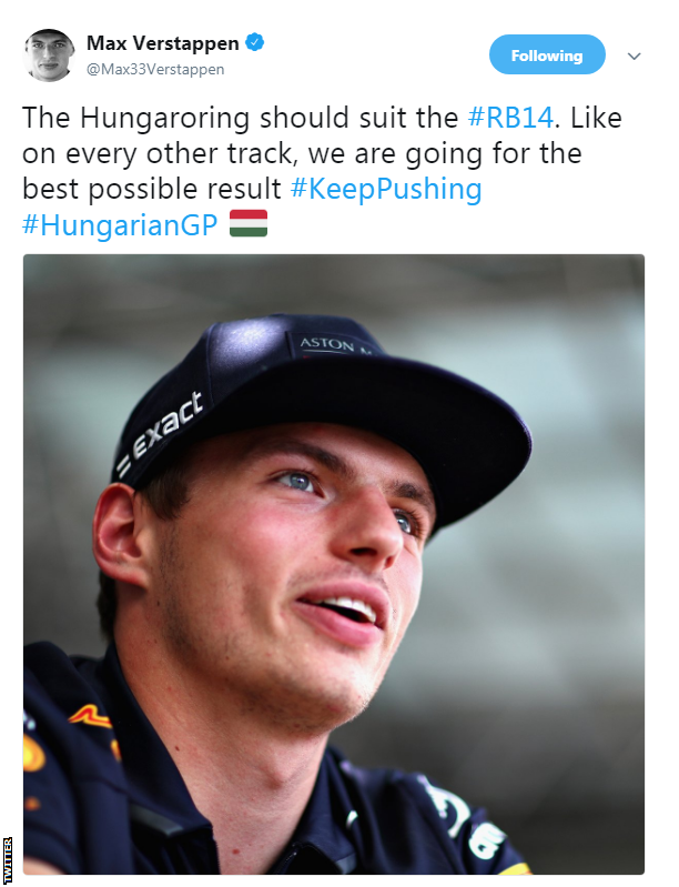 Max Verstappen Twitter