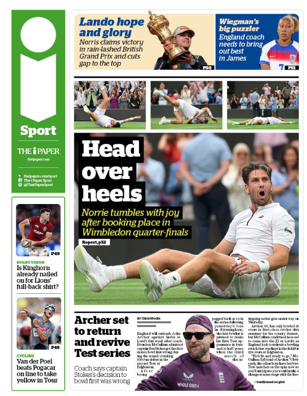 The i back page