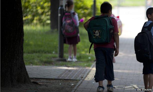 Roma schoolchildren, Czech Republic