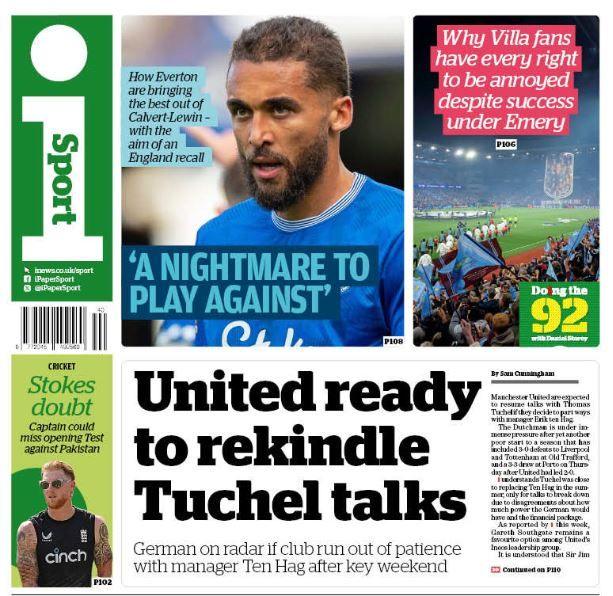 i Sport: 'United ready to rekindle Tuchel talks'