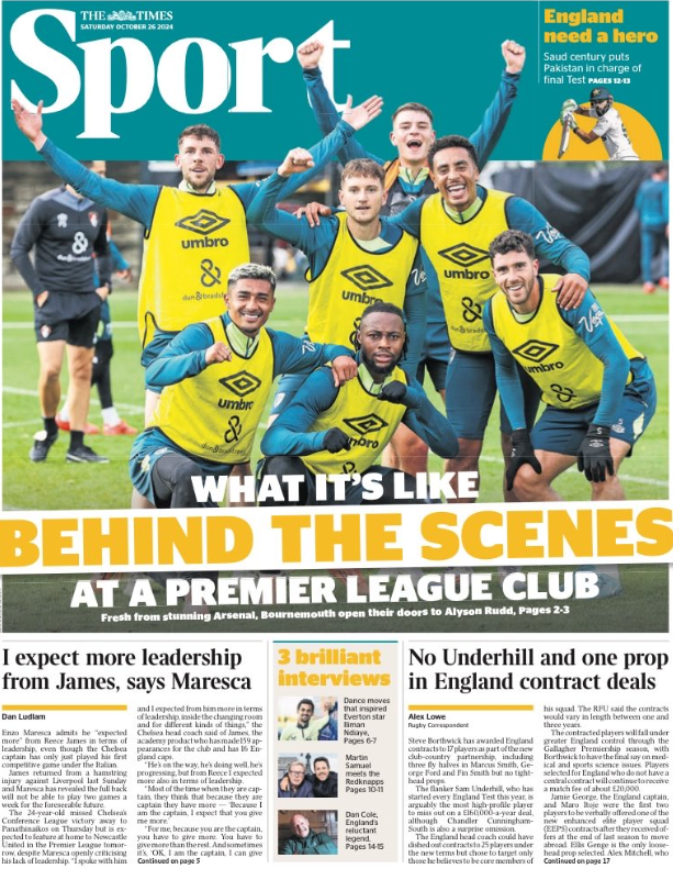 Times back page