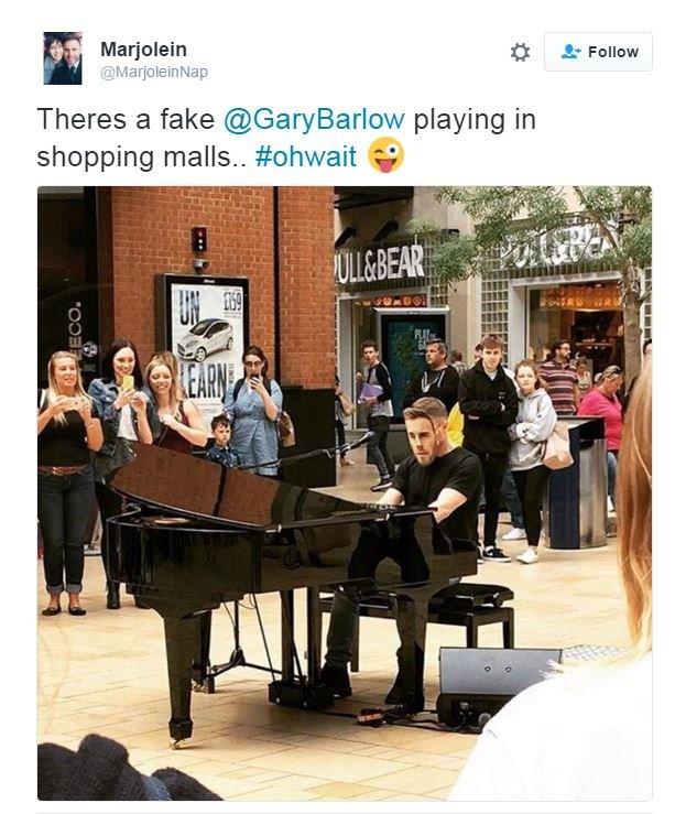 Gary Barlow tweet