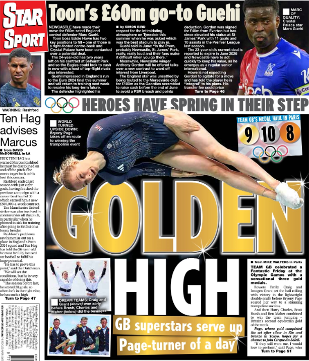 Star back page