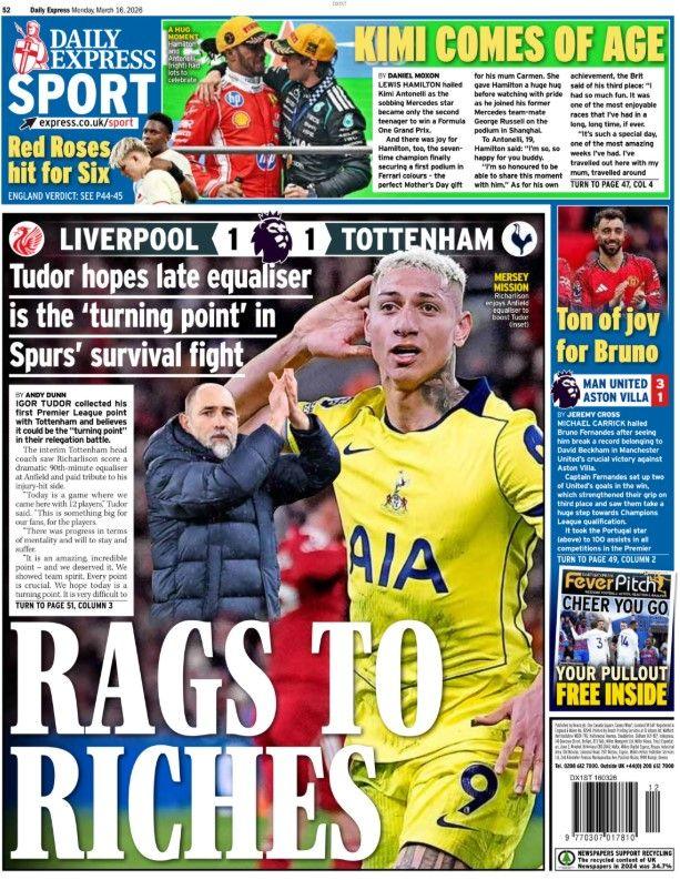Express back page