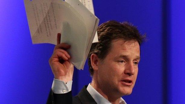 Nick Clegg speech