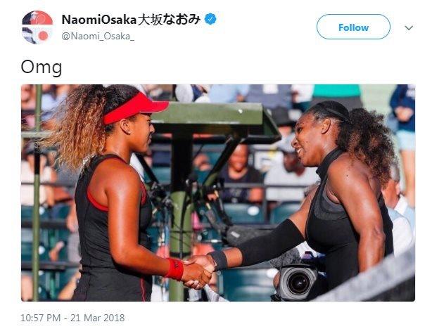 Naomi Osaka tweet