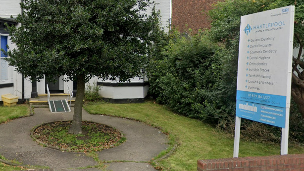 Exterior of the Hartlepool Dental and Implant Centre