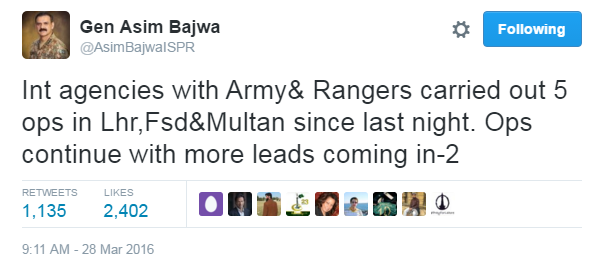 Asim Bajwa tweet