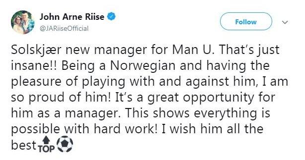 John Arne Riise tweet