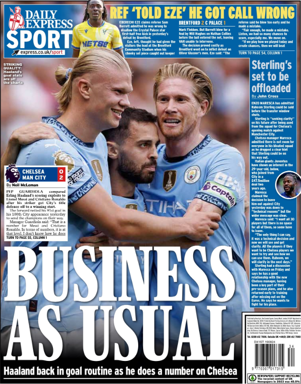 Express back page