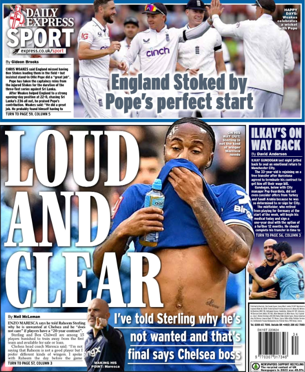 Express back page