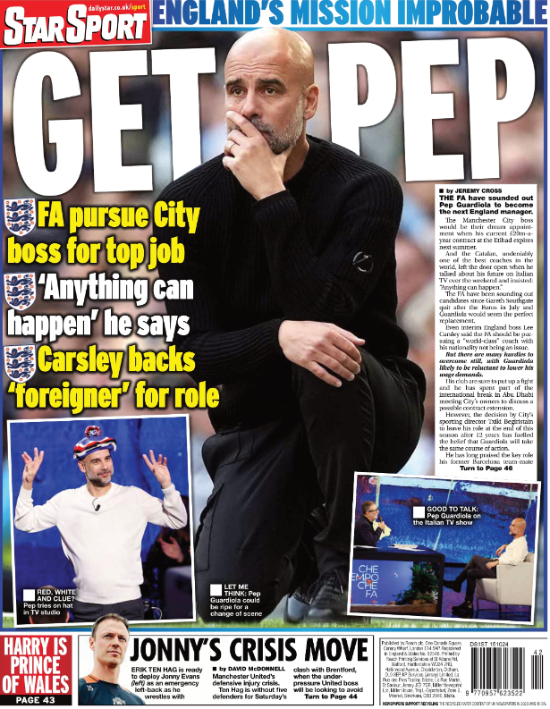 Star back page