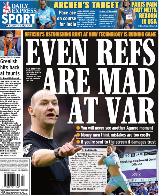 Express back page