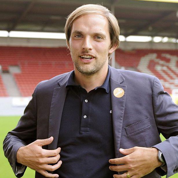 Picture of a younger-looking Thomas Tuchel when in charge of Mainz