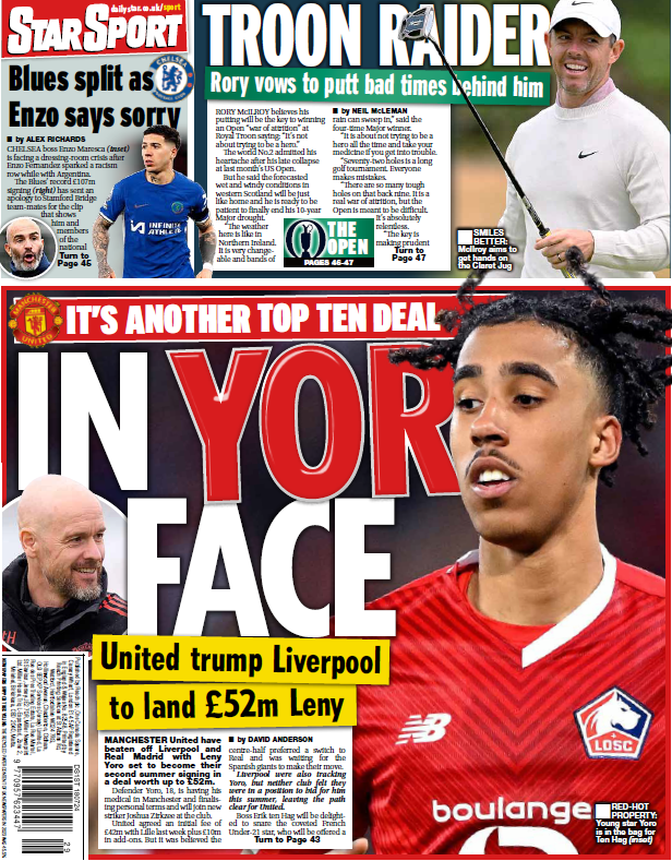 Star back page