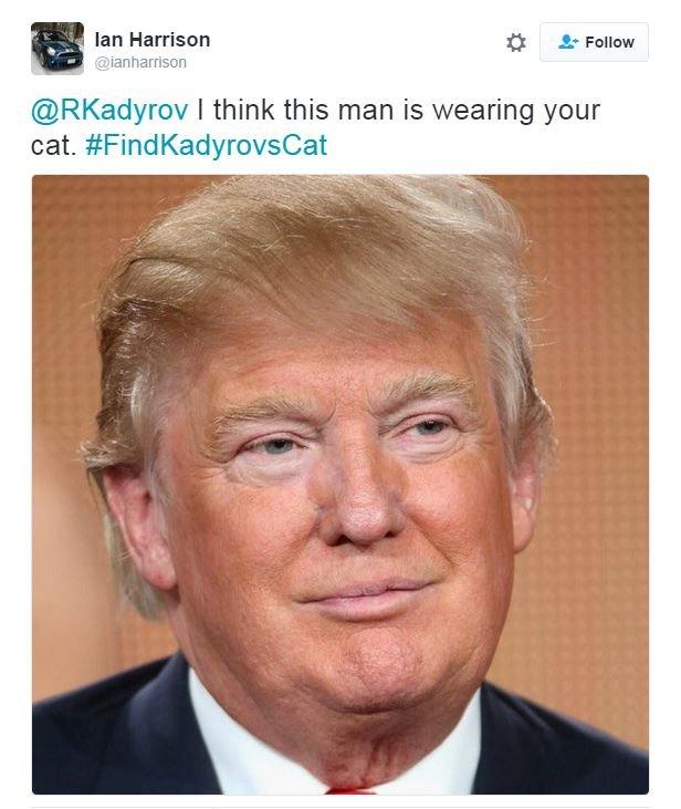 Twitter meme with Trump