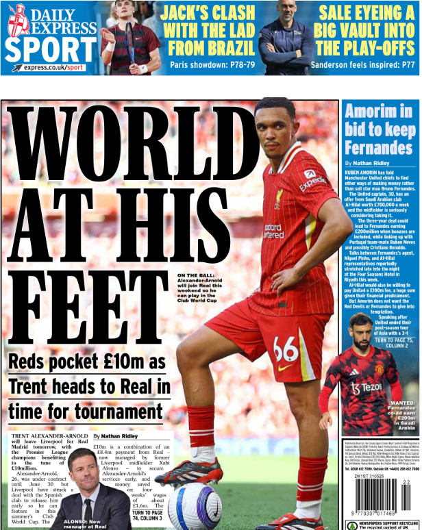 Express back page