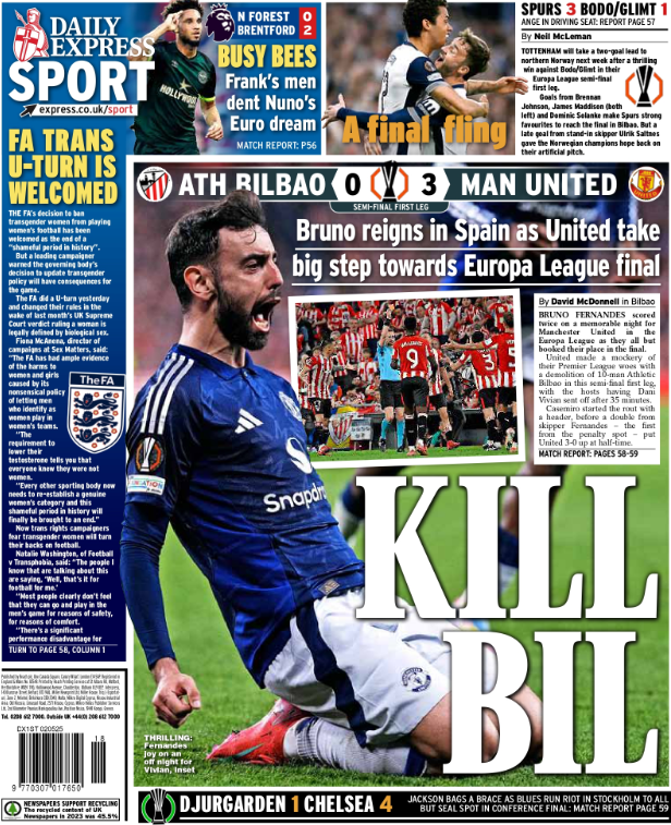 Express back page