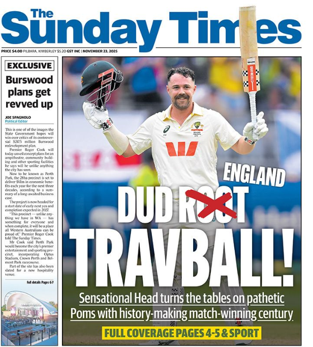 Sunday Times backpage