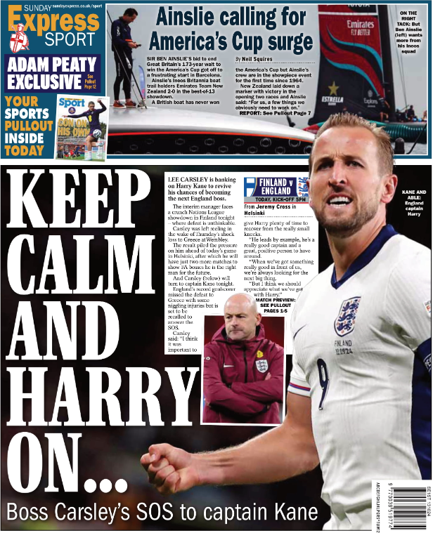 Express back page