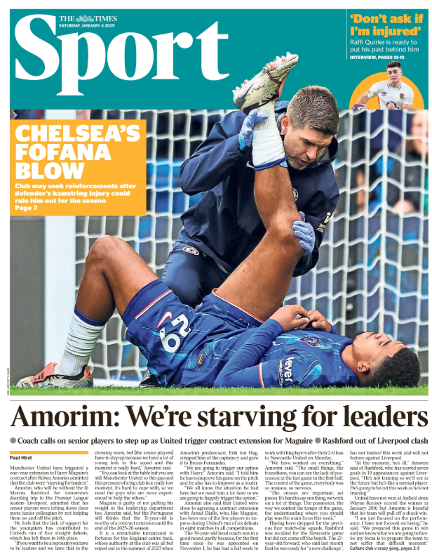 Times back page