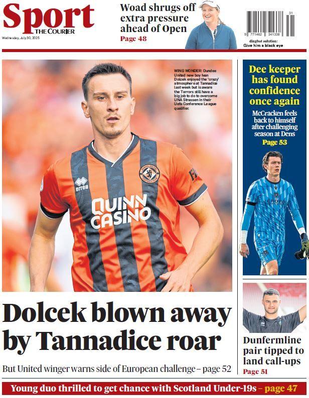 Courier back page
