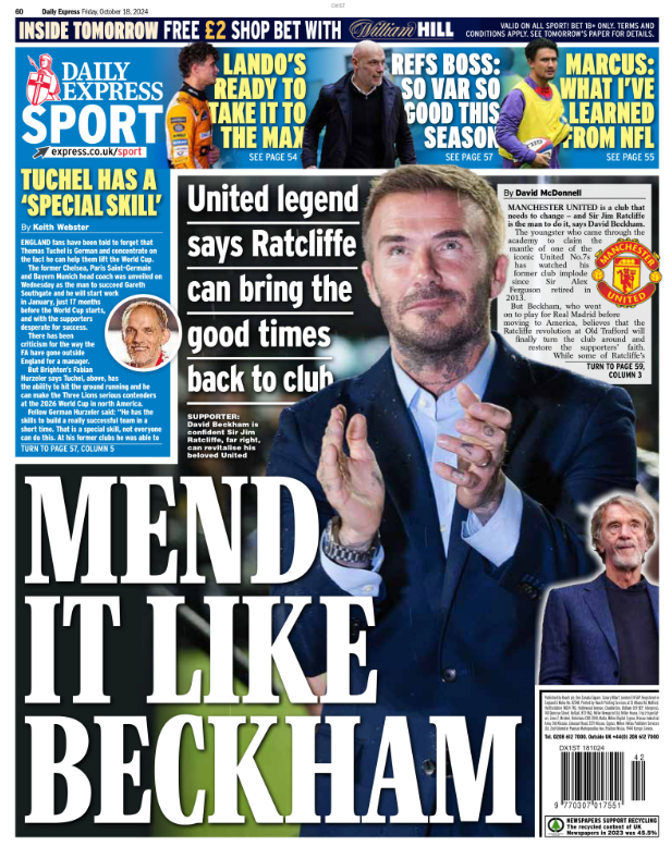 Express back page