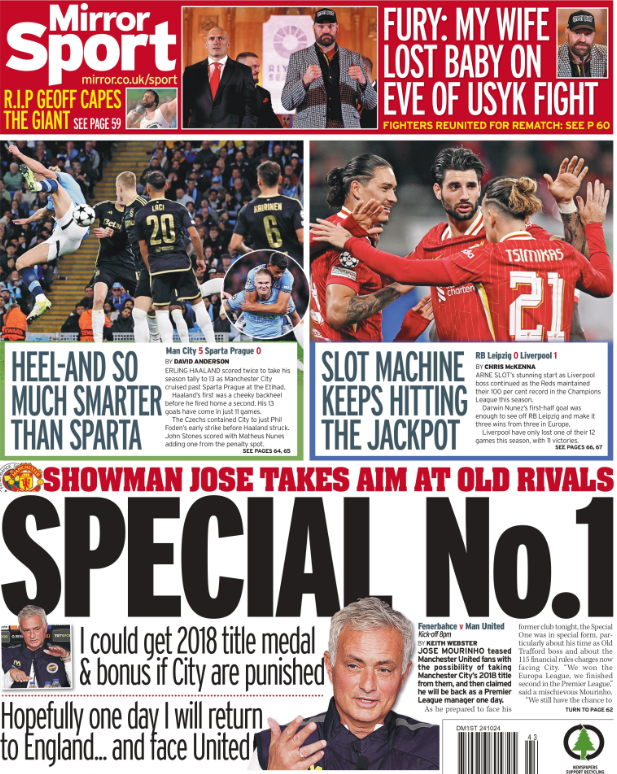 Mirror back page