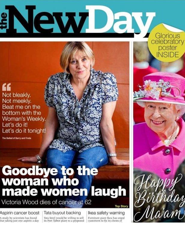 New Day cover featuring Victoria Wood