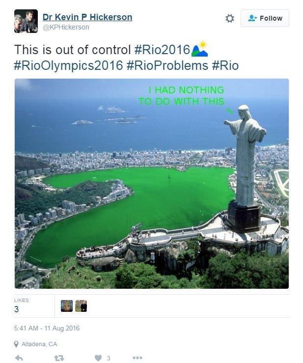 This is out of control #Rio2016 #RioOlympics2016 #RioProblems #Rio