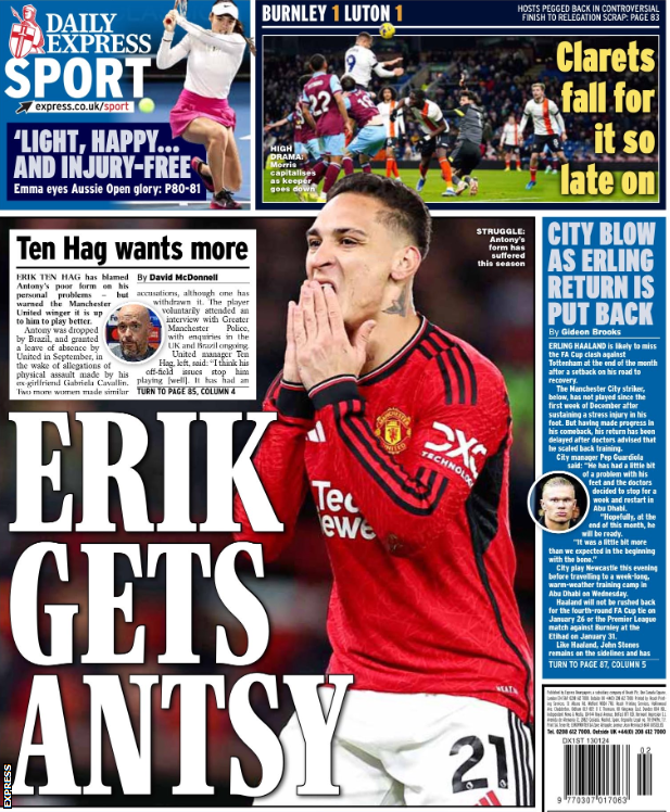 Express back page