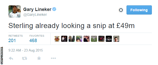 Gary Lineker on Twitter