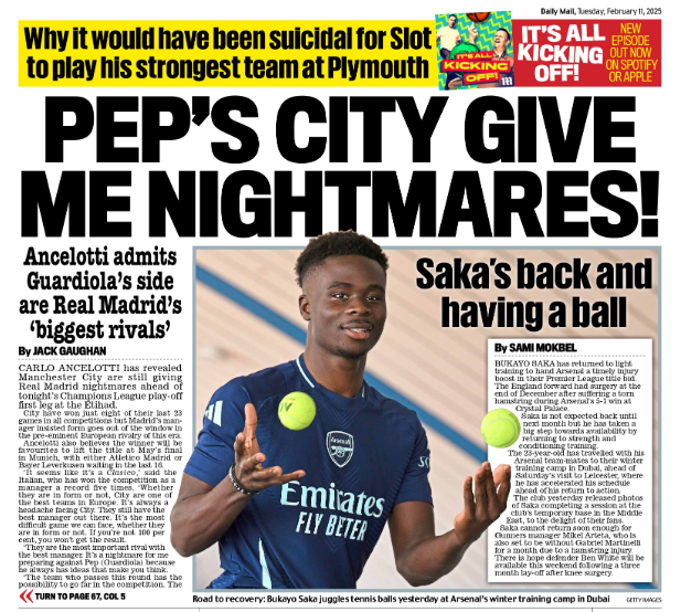 Mail back page