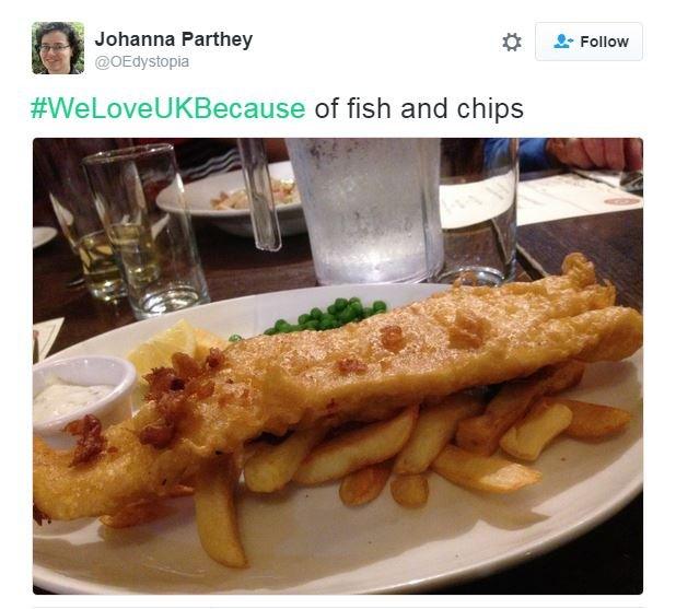 Fish&chips tweet