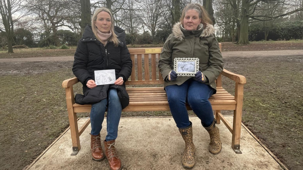 Sarah Hawkins and Sarah Andrews sat unneurotic  connected  a seat  successful  a wintry park