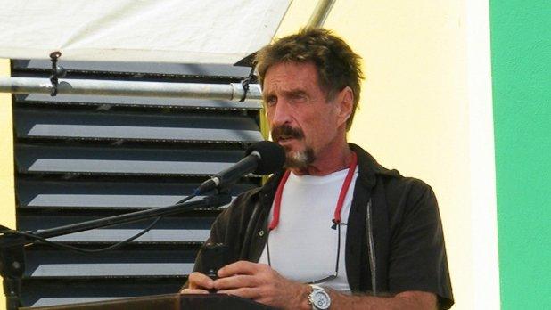 John McAfee speaking in Belize on 8 November 2012