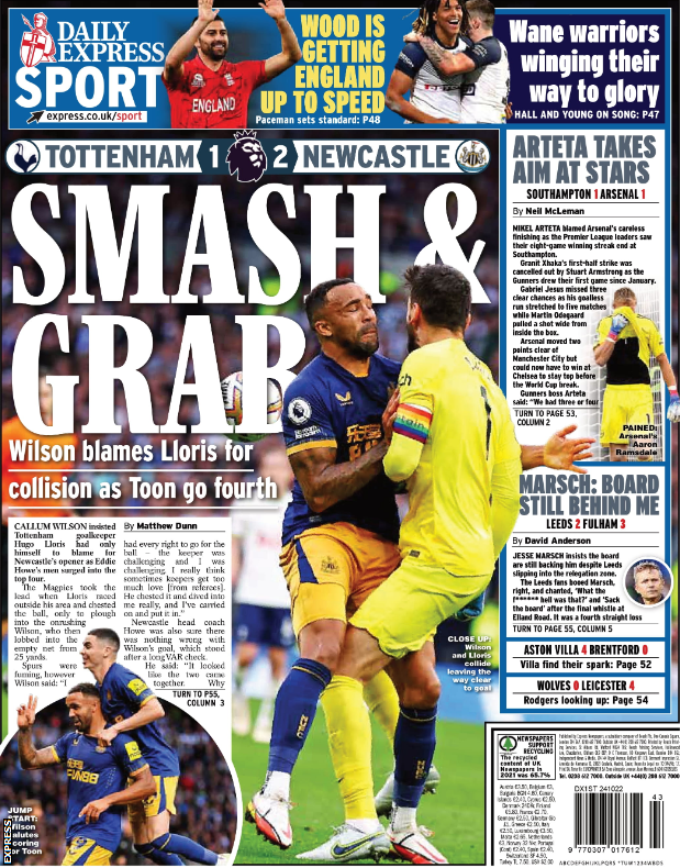 Express back page