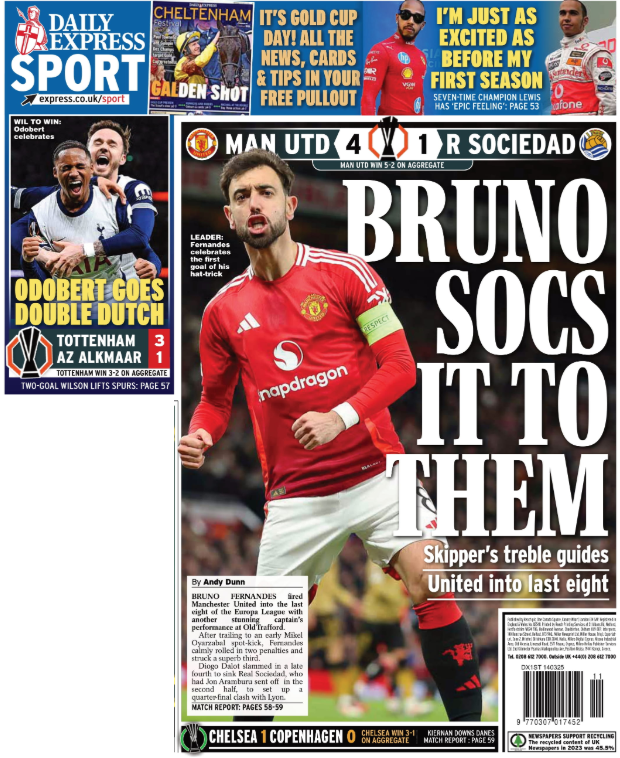 Express back page