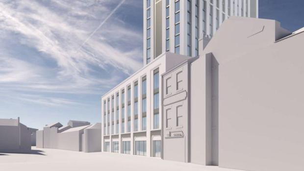 artist's impression of new flats on Church Street