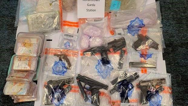 Guns and drugs seized by gardaí