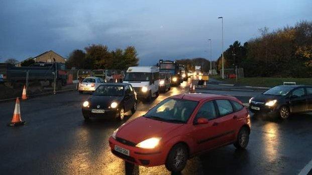 Traffic in Bradley Stoke